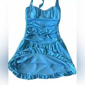 Vintage Speechless Dress Junior Sz S Halter Sweetheart Mini Backless